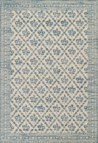 Momeni Bibury BIB-1 Blue Area Rug