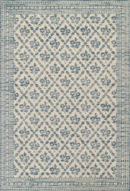 Momeni Bibury BIB-1 Blue Area Rug