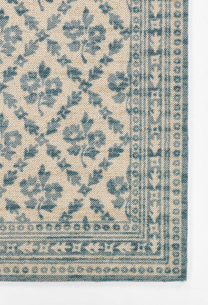 Momeni Bibury BIB-1 Blue Area Rug