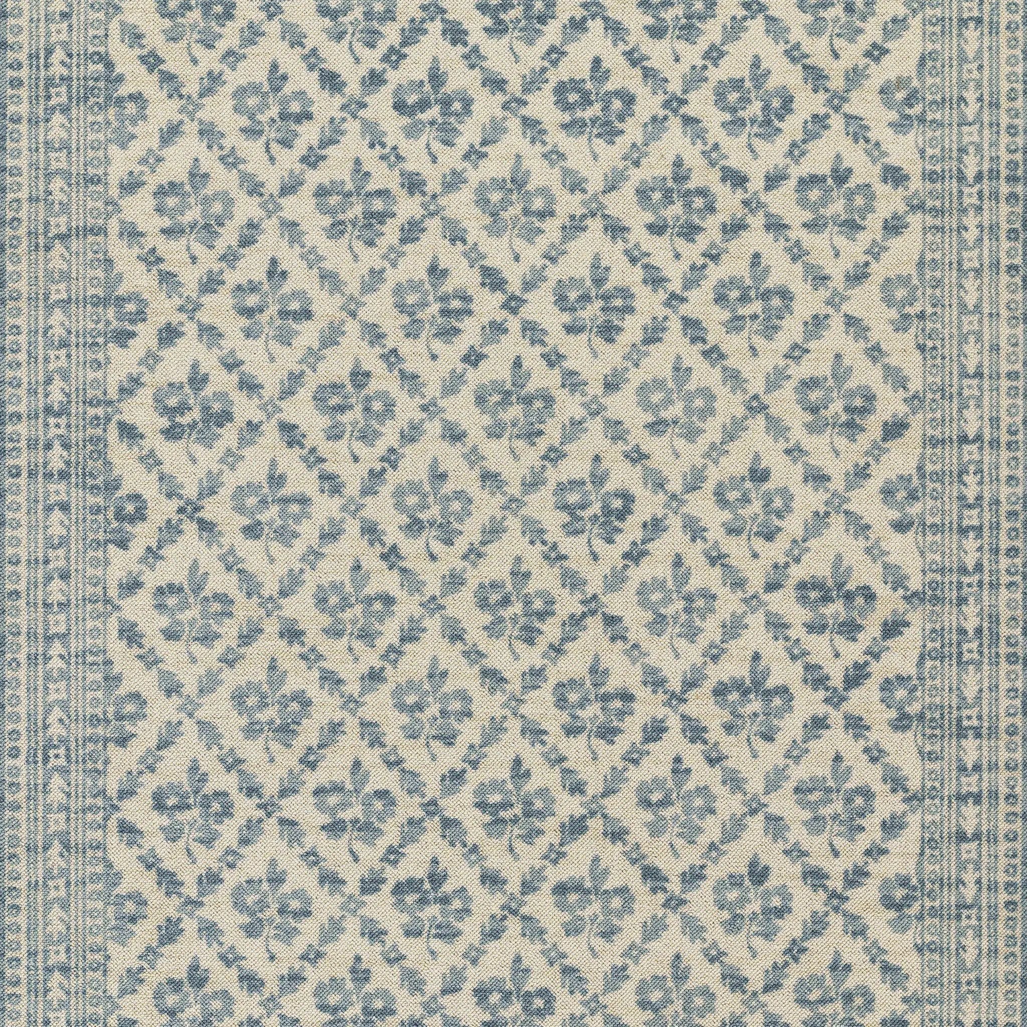 Bibury BIB-1 Blue Area Rug by Momeni