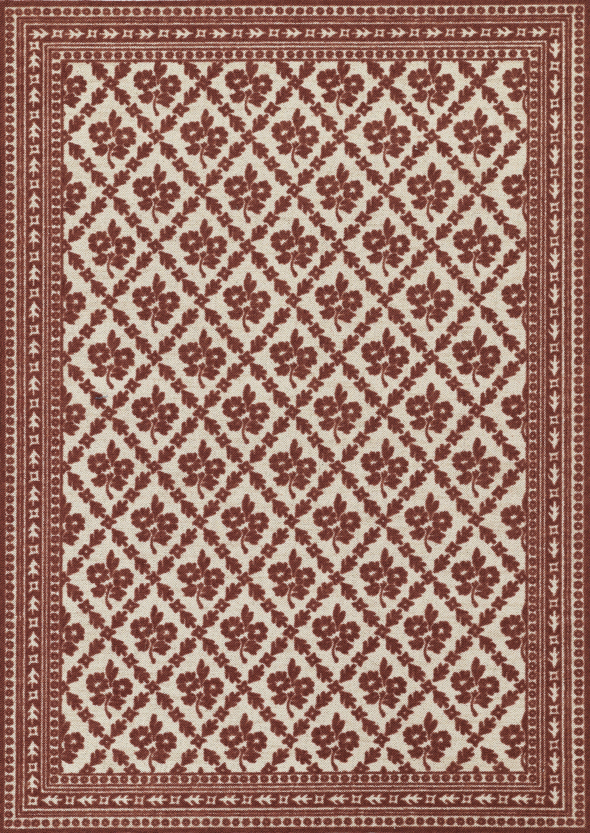 Momeni Bibury BIB-1 Red Area Rug