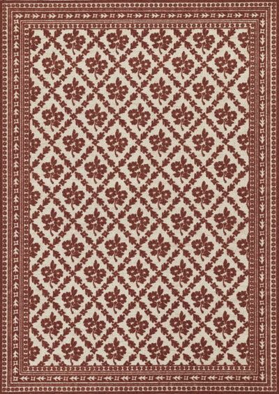 Momeni Bibury BIB-1 Red Area Rug