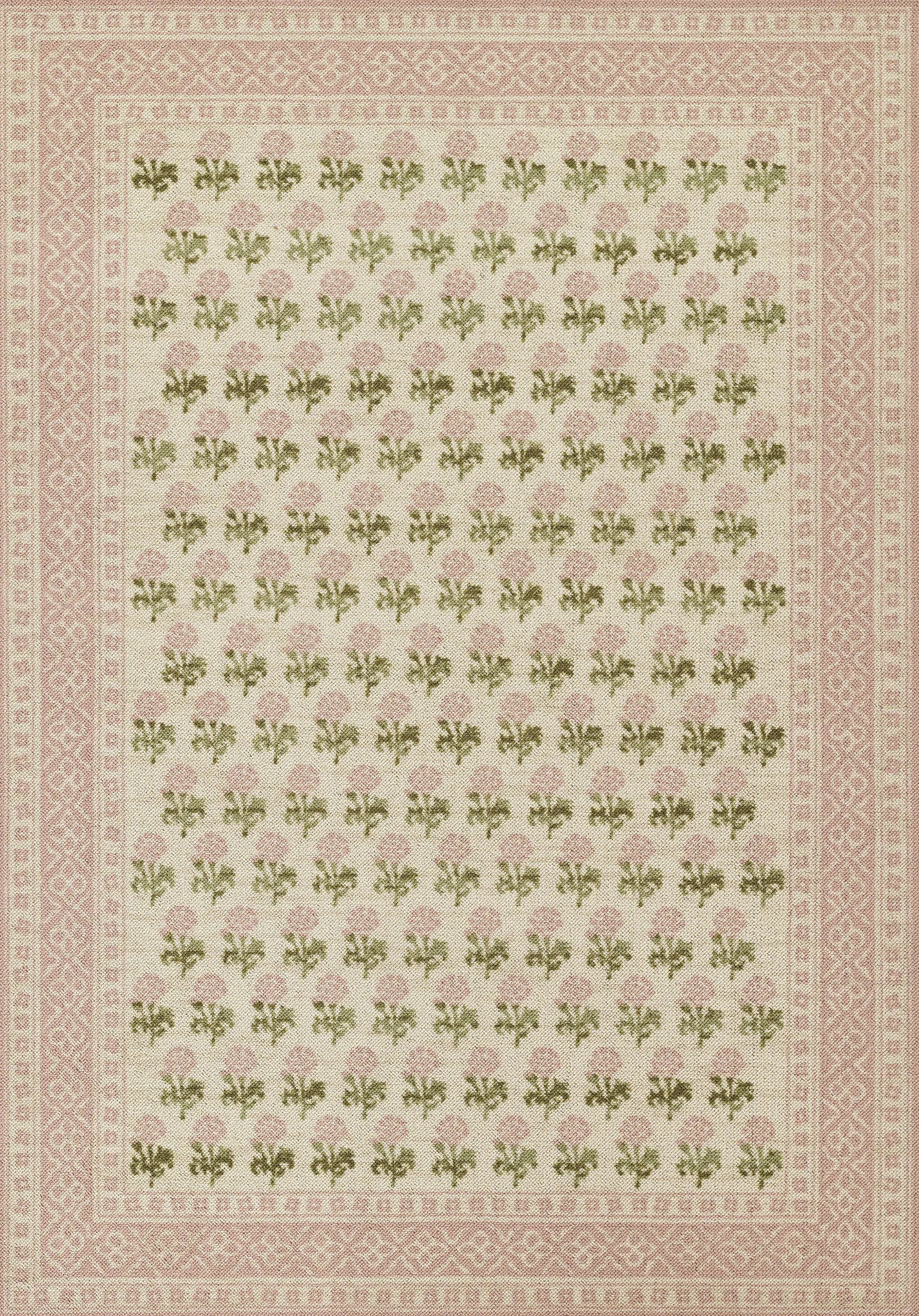 Bibury BIB-3 Pink Area Rug by Momeni