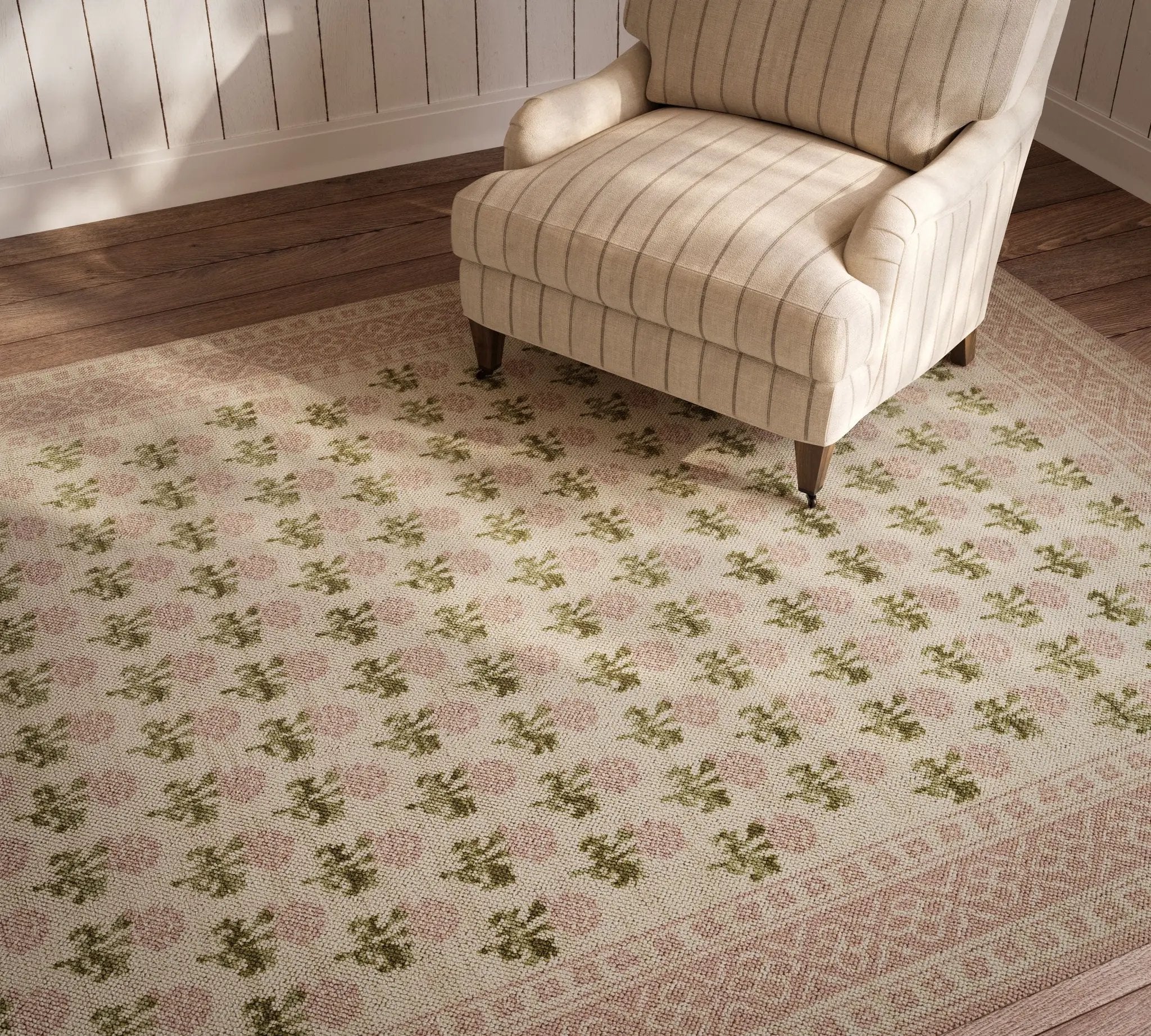 Bibury BIB-3 Pink Area Rug by Momeni
