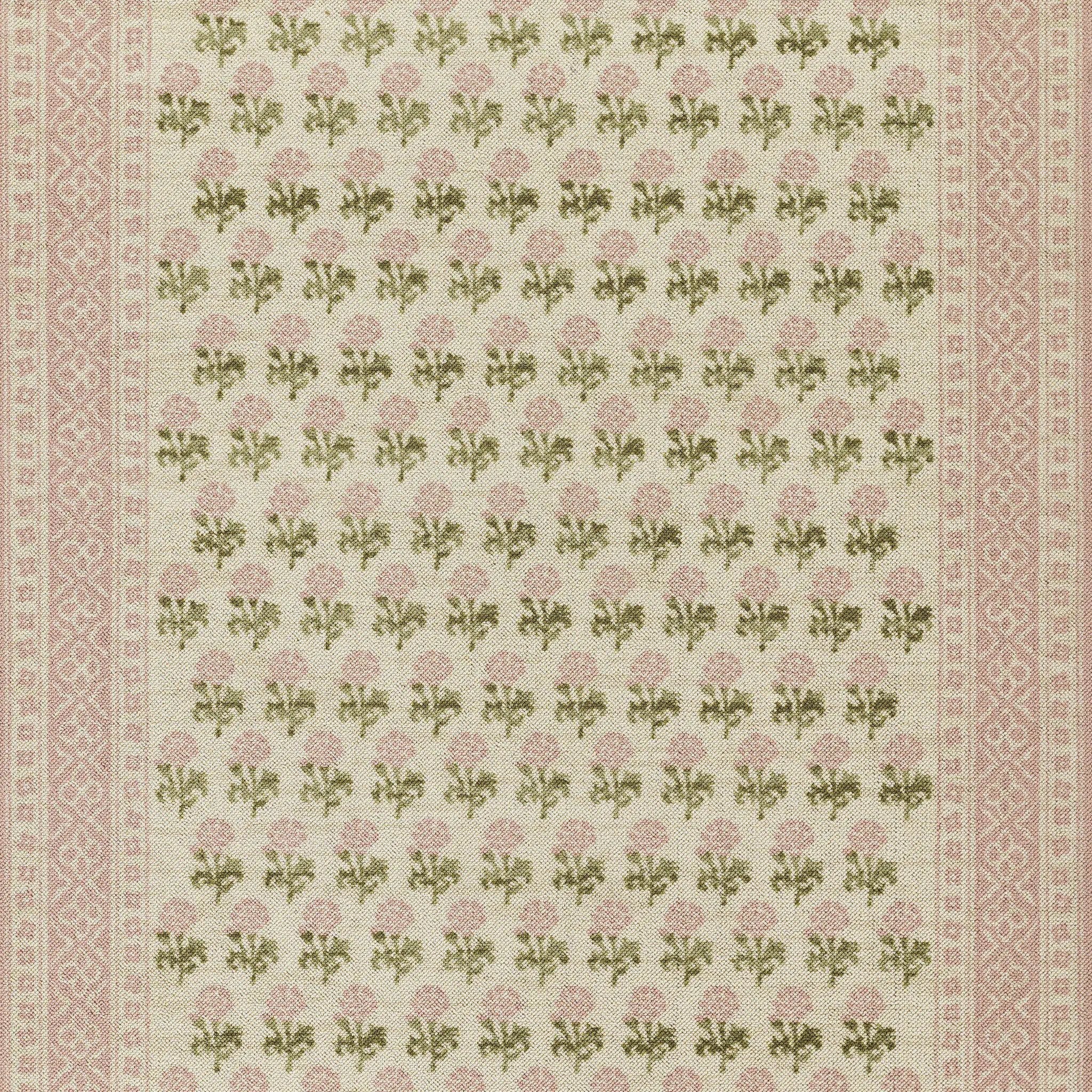 Bibury BIB-3 Pink Area Rug by Momeni