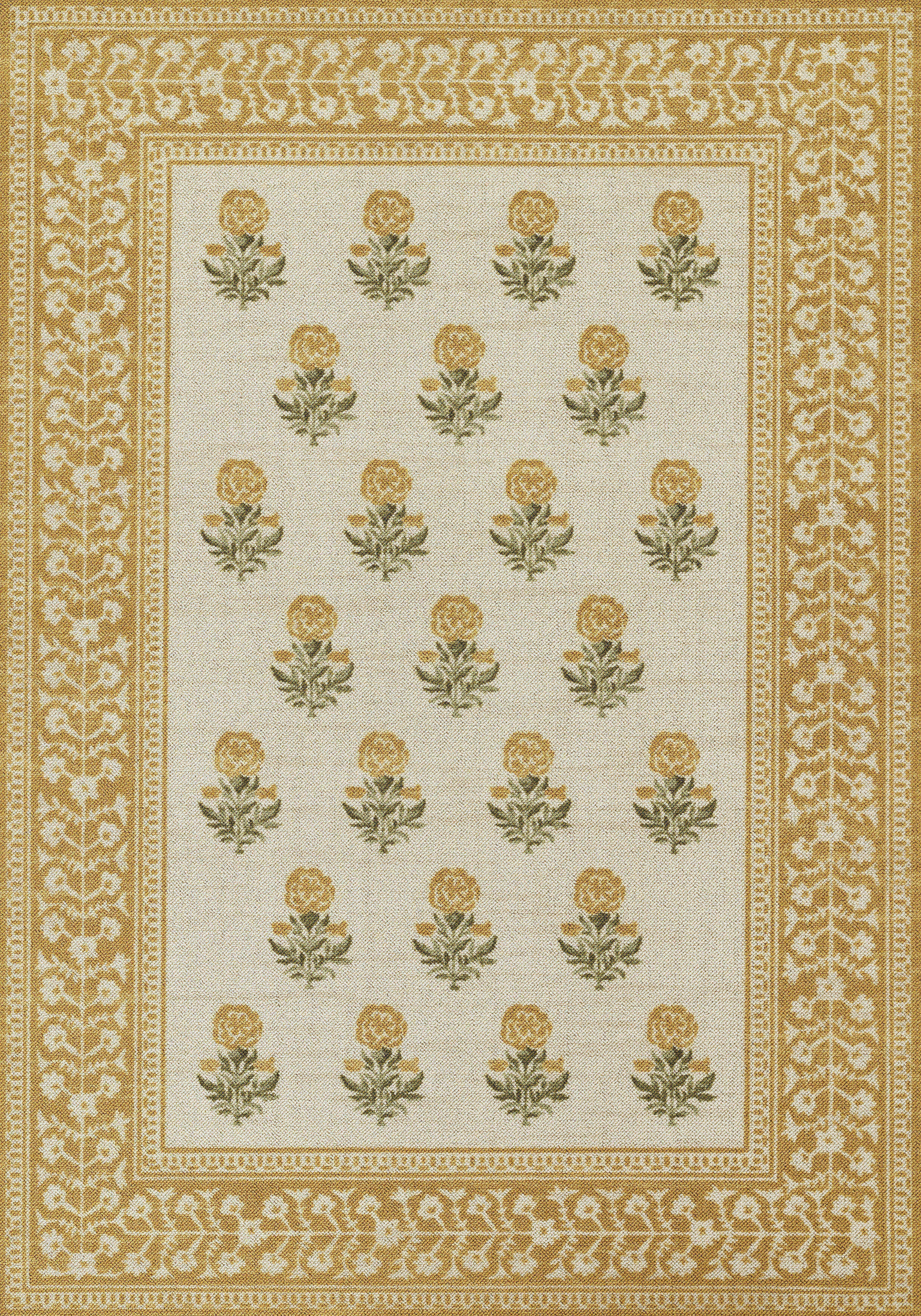 Momeni Bibury BIB-4 Gold Area Rug