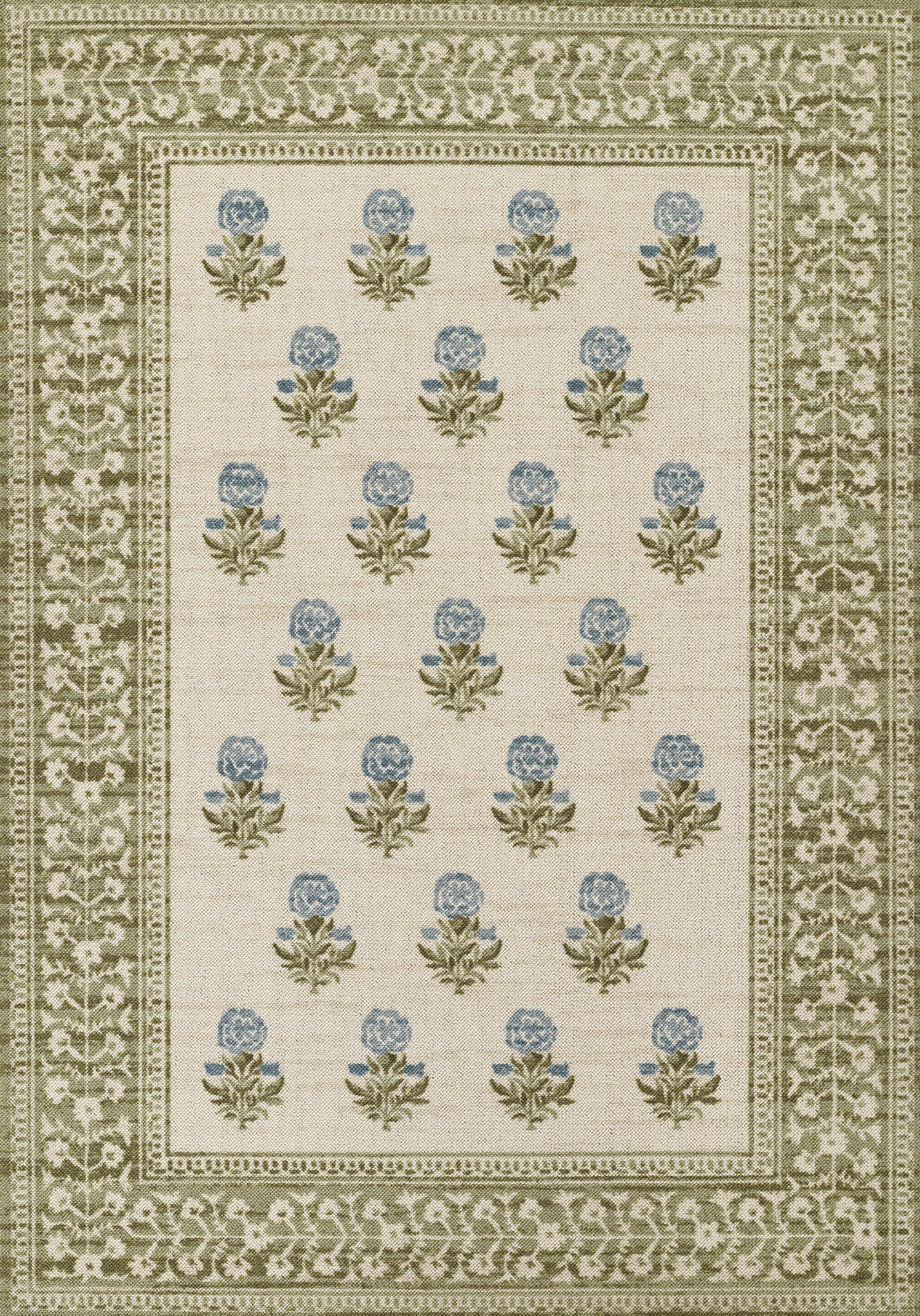 Momeni Bibury BIB-4 Green Area Rug