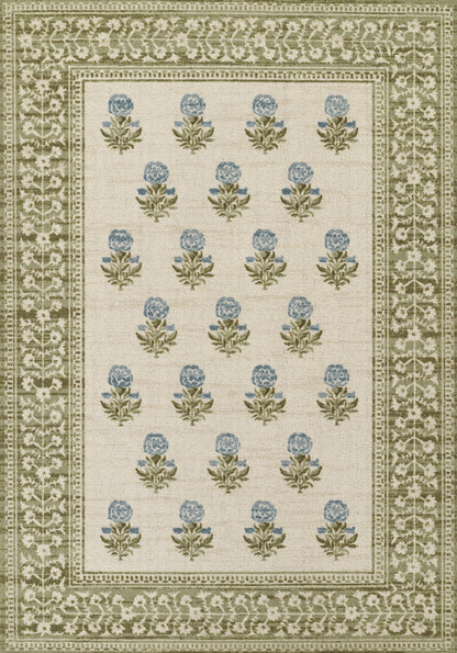 Momeni Bibury BIB-4 Green Area Rug