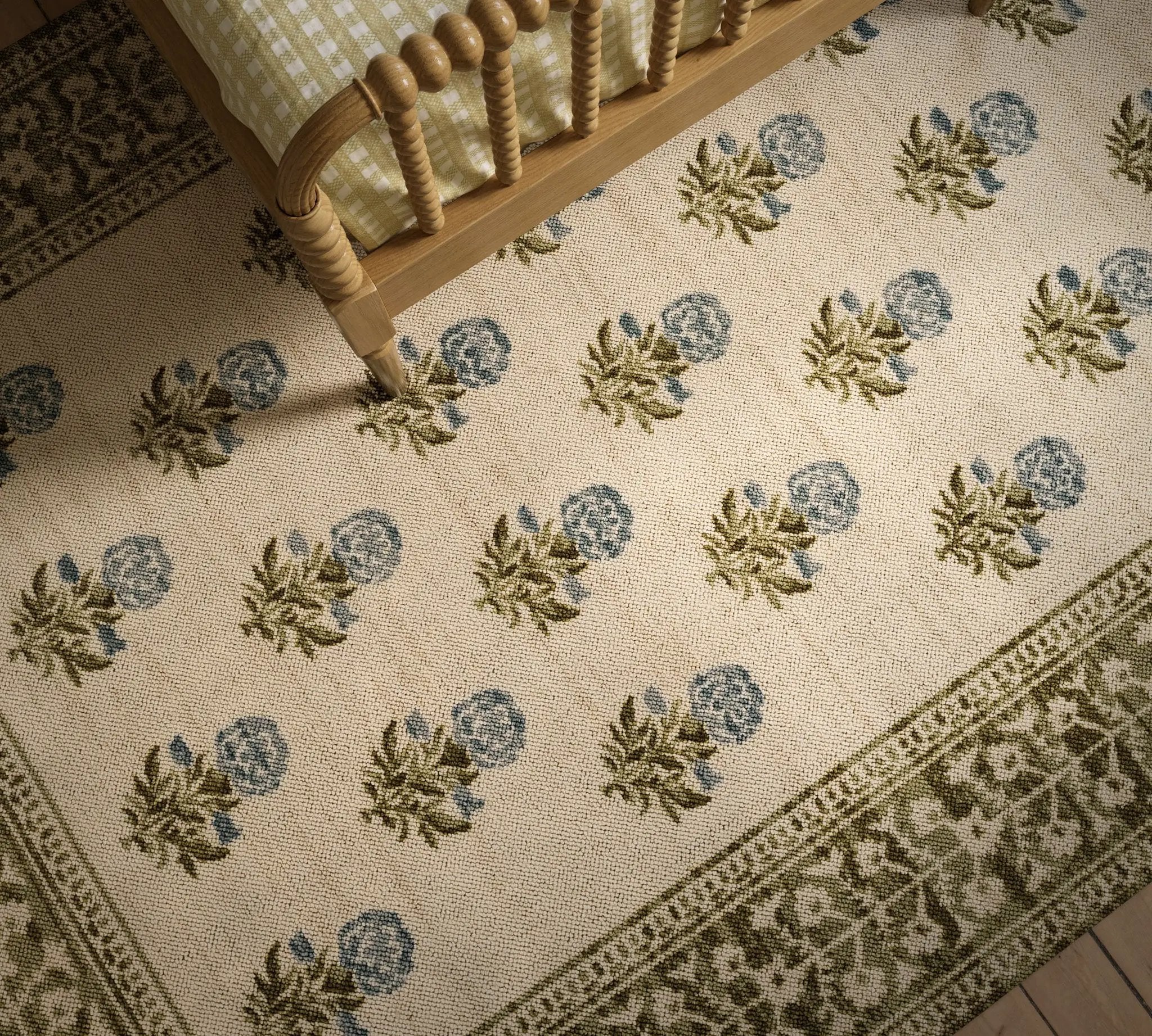 Bibury BIB-4 Green Area Rug by Momeni