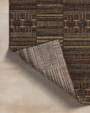The Birch BIR-01 Spice / Tobacco Area Rug offers spirited spice and rich tobacco sophistication and contemporary and linear charm in a power-loomed polypropylene area rug
