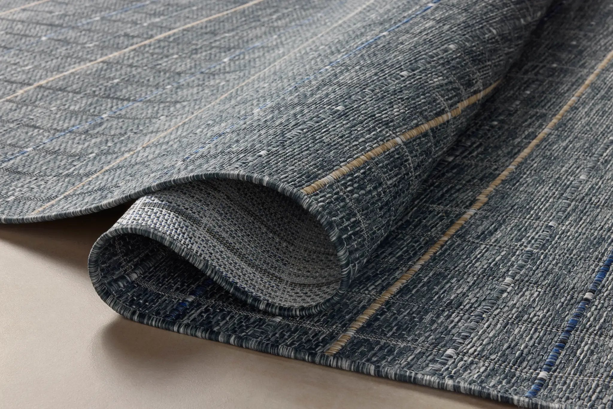 Birch BIR-02 Sky / Wheat Area Rug by Loloi