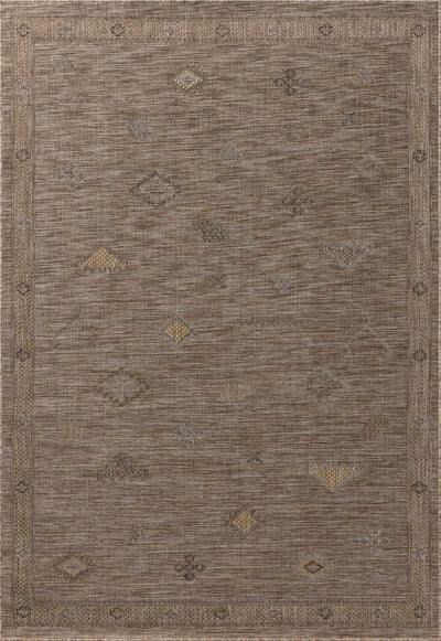 Finished in warm natural and sandy tones with contemporary and linear styling, the Birch BIR-03 Natural / Sand Area Rug is a power-loomed polypropylene area rug for modern living