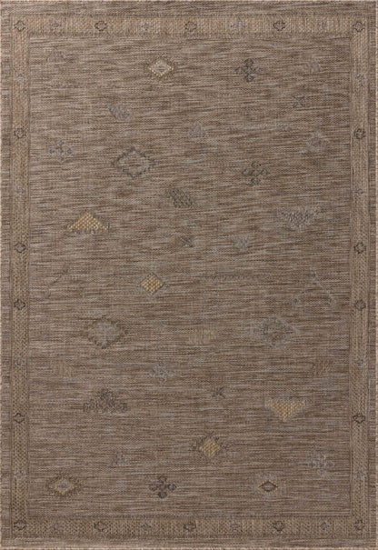 Finished in warm natural and sandy tones with contemporary and linear styling, the Birch BIR-03 Natural / Sand Area Rug is a power-loomed polypropylene area rug for modern living