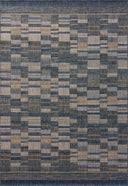 A power-loomed polypropylene area rug with contemporary and linear design in casual denim and radiant gold hues, the Birch BIR-04 Denim / Gold Area Rug is a standout in any décor