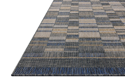 A power-loomed polypropylene area rug with contemporary and linear design in casual denim and radiant gold hues, the Birch BIR-04 Denim / Gold Area Rug is a standout in any décor