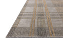 The Birch BIR-05 Bone / Gold Area Rug highlights bone and radiant gold tones and contemporary and linear texture in a beautifully made power-loomed polypropylene area rug