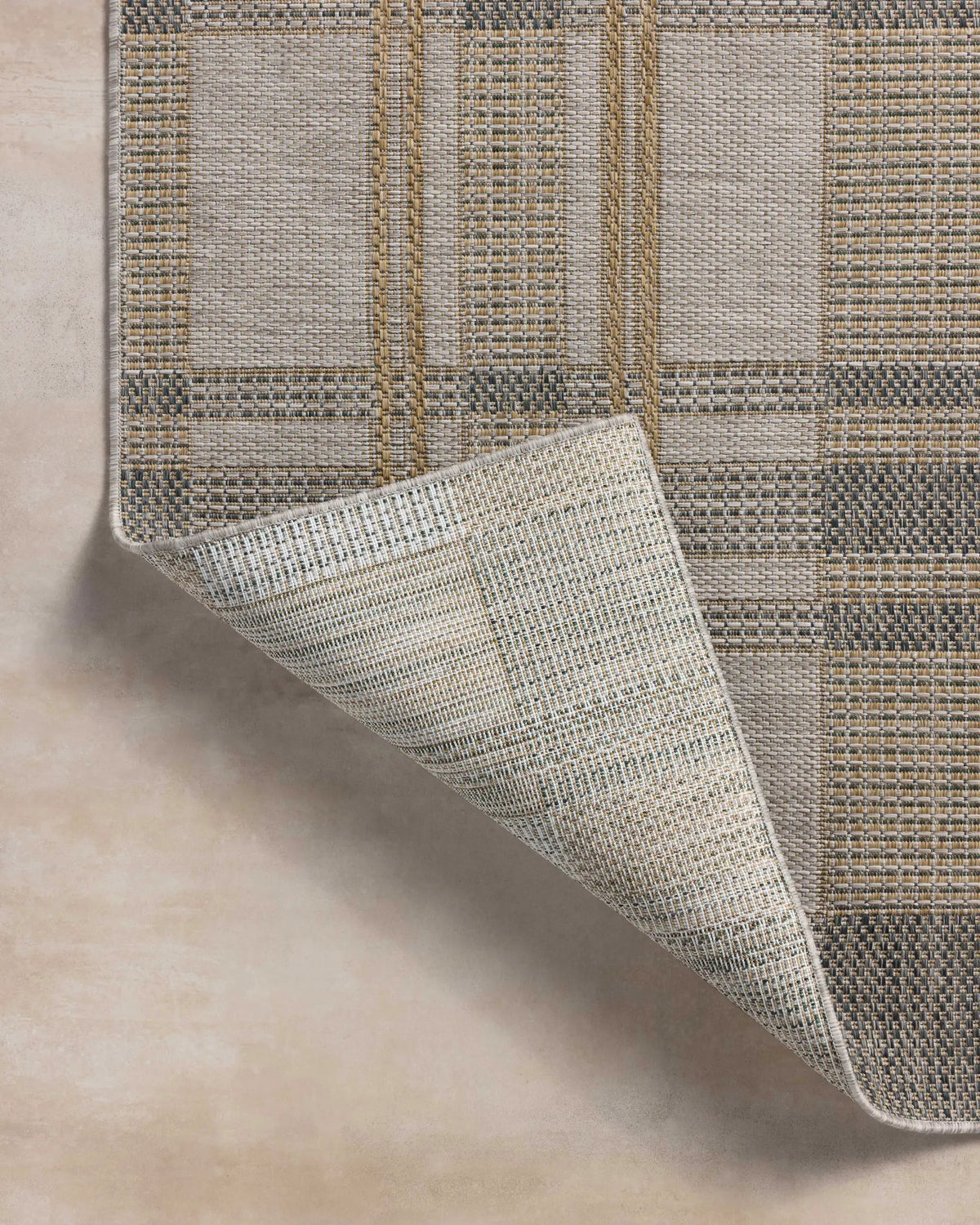 Birch BIR-05 Bone / Gold Area Rug by Loloi