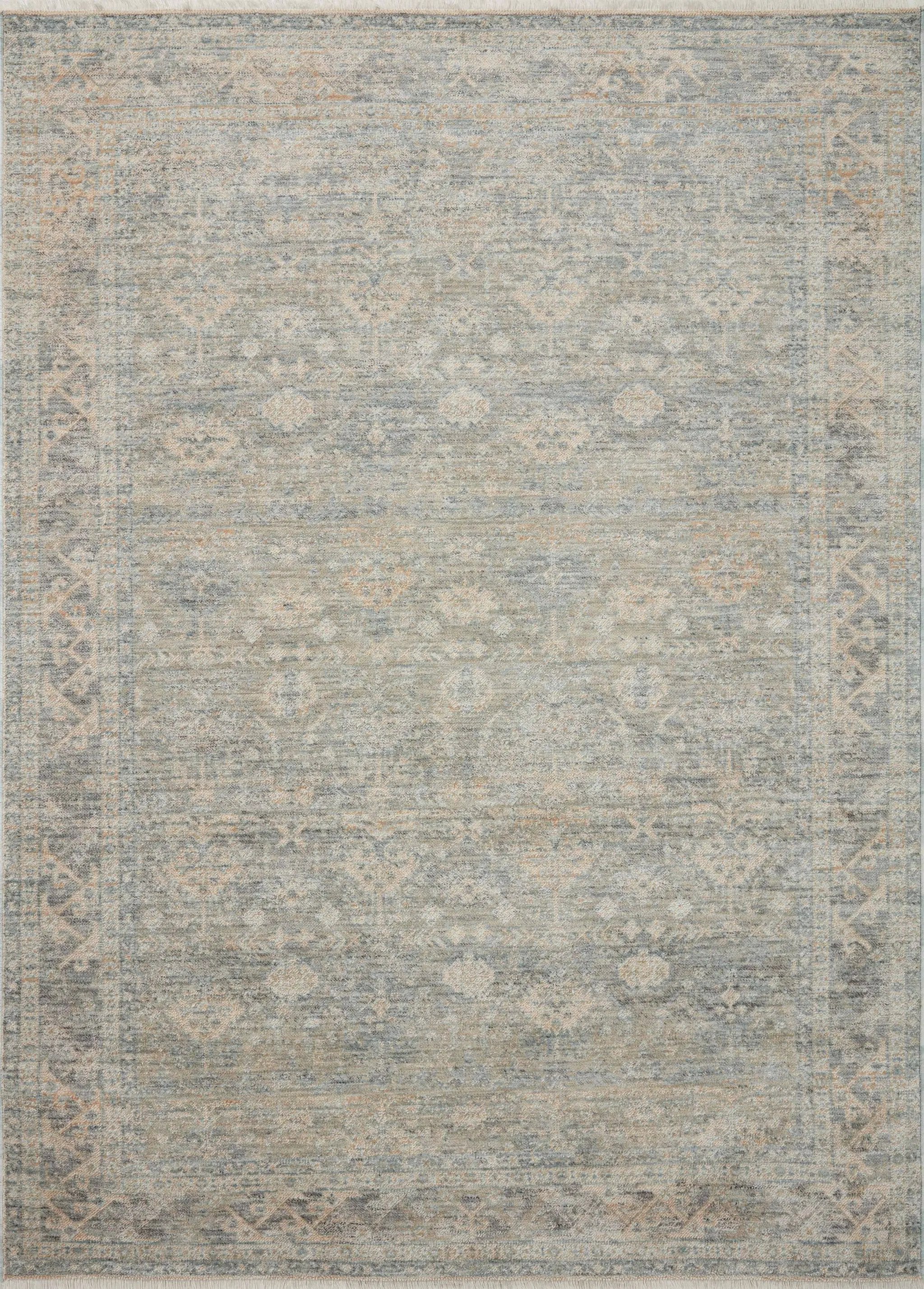 Angela Rose x Loloi Blake BLA-01 Sky / Beige Area Rug