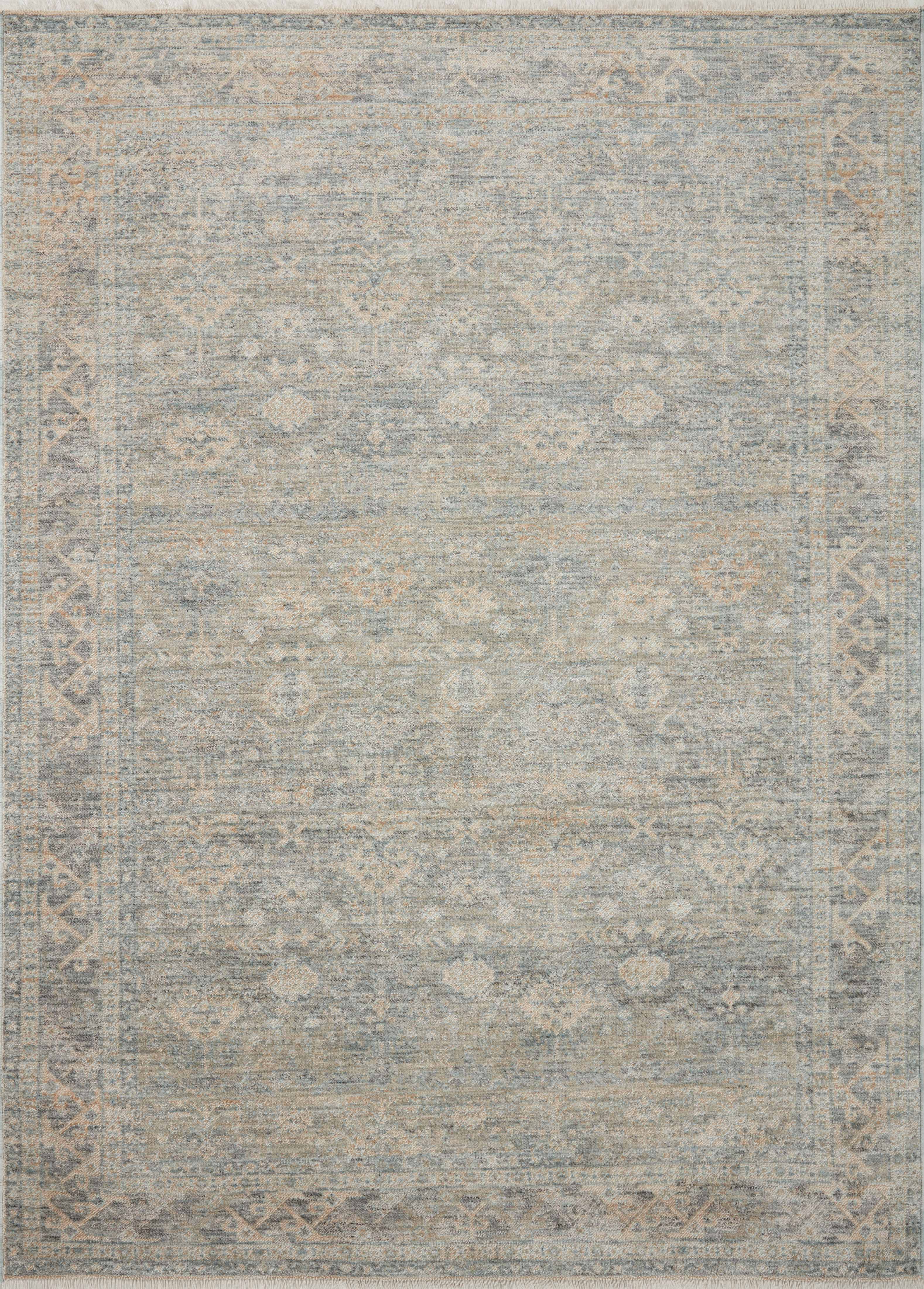 Angela Rose x Loloi Blake BLA-01 Sky / Beige Area Rug