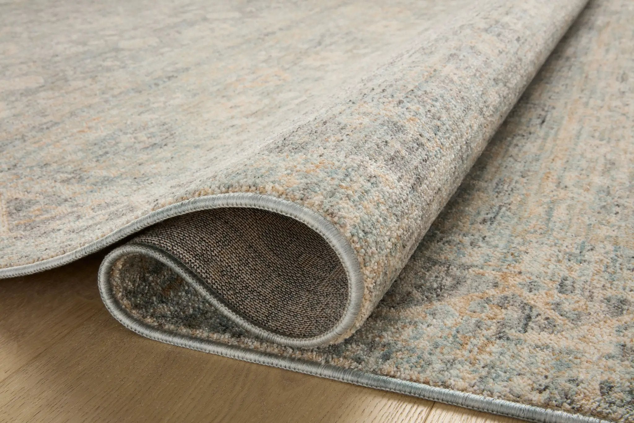 Blake BLA-01 Sky / Beige Area Rug by Angela Rose x Loloi