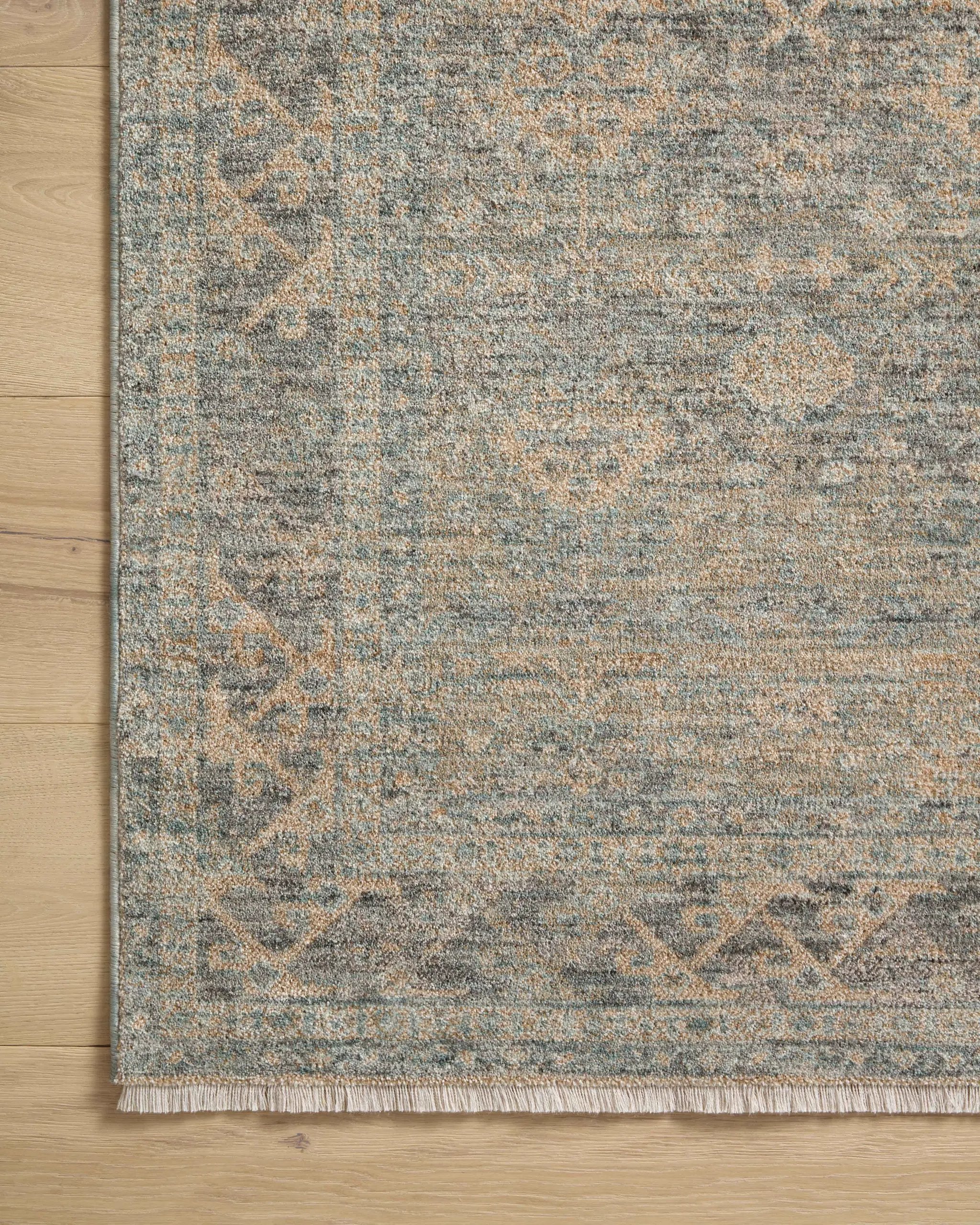 Blake BLA-01 Sky / Beige Area Rug by Angela Rose x Loloi