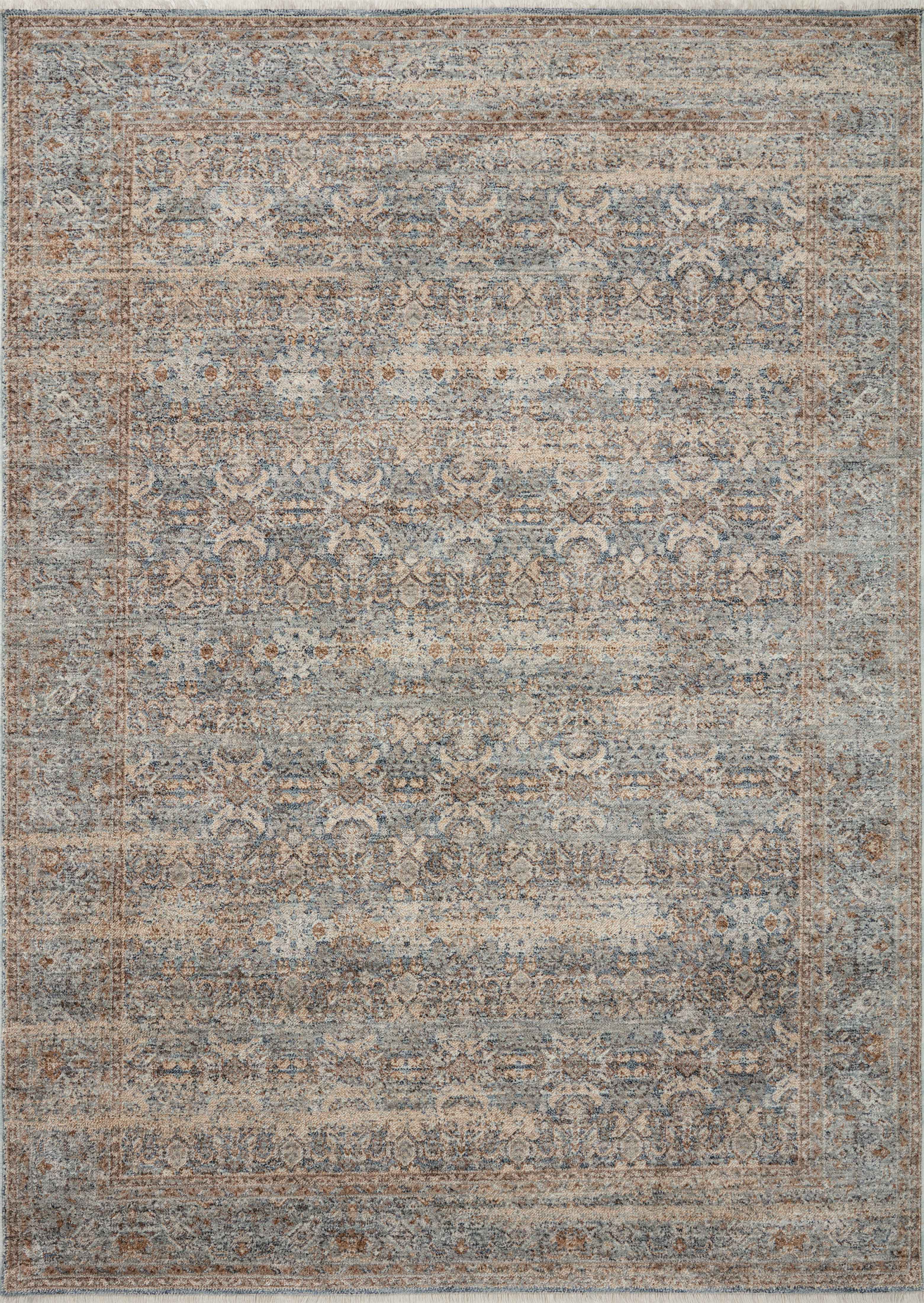 Angela Rose x Loloi Blake BLA-02 Ocean / Mocha Area Rug