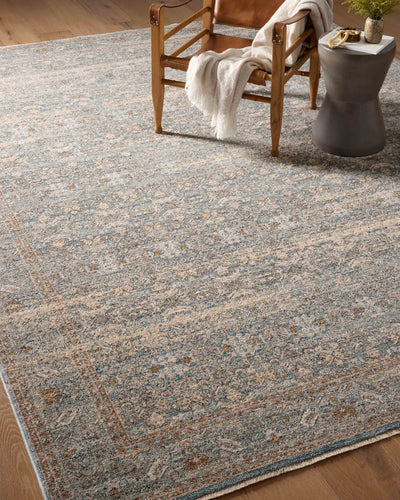Angela Rose x Loloi Blake BLA-02 Ocean / Mocha Area Rug
