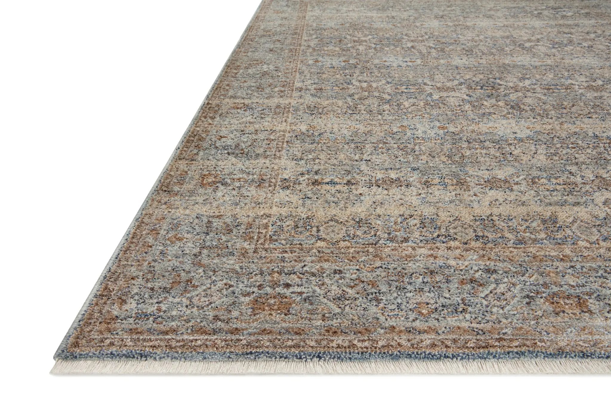Blake BLA-02 Ocean / Mocha Area Rug by Angela Rose x Loloi