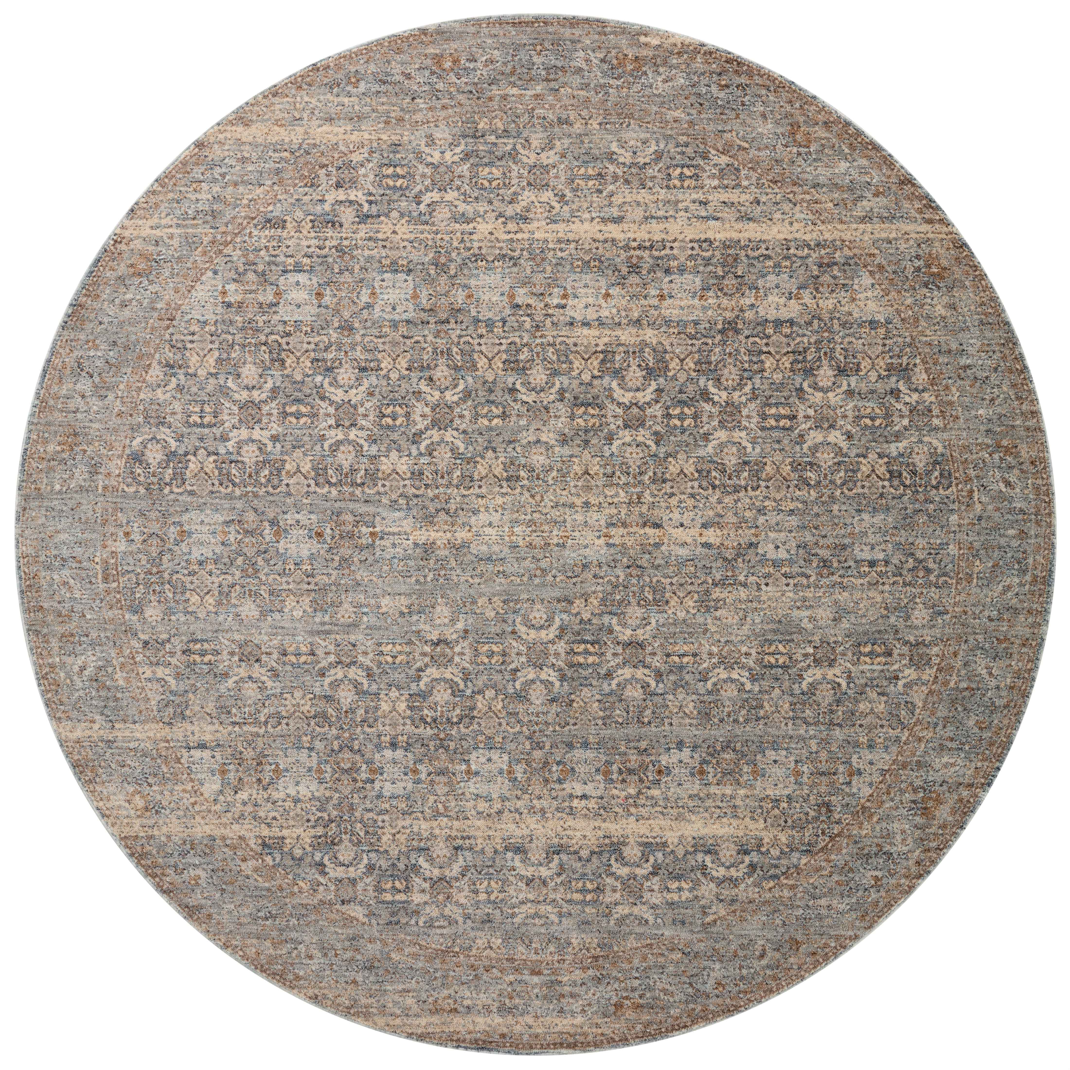 Angela Rose x Loloi Blake BLA-02 Ocean / Mocha Area Rug