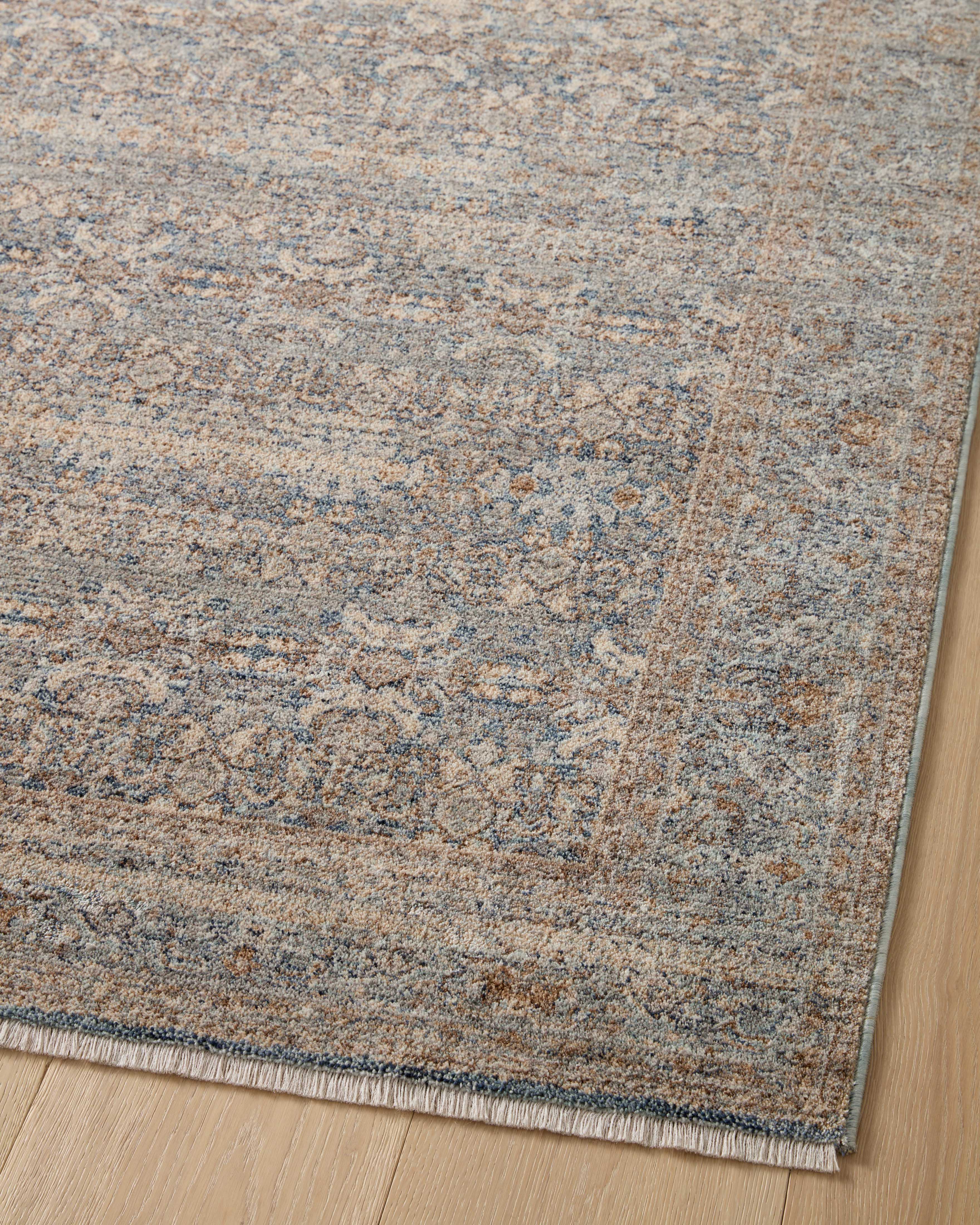 Angela Rose x Loloi Blake BLA-02 Ocean / Mocha Area Rug