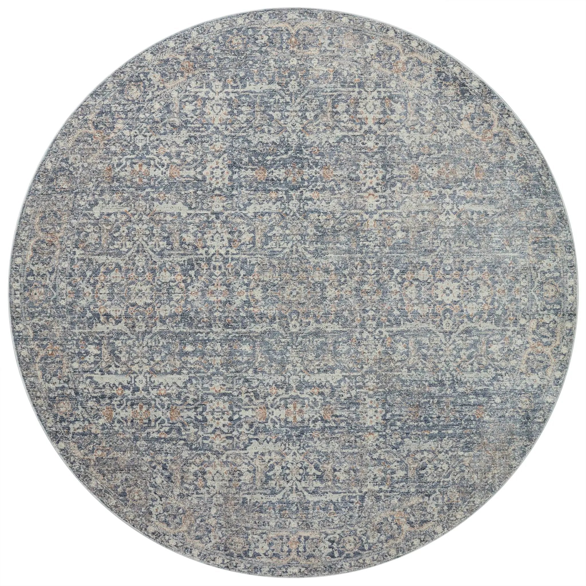 Blake BLA-03 Denim / Taupe Area Rug by Angela Rose x Loloi