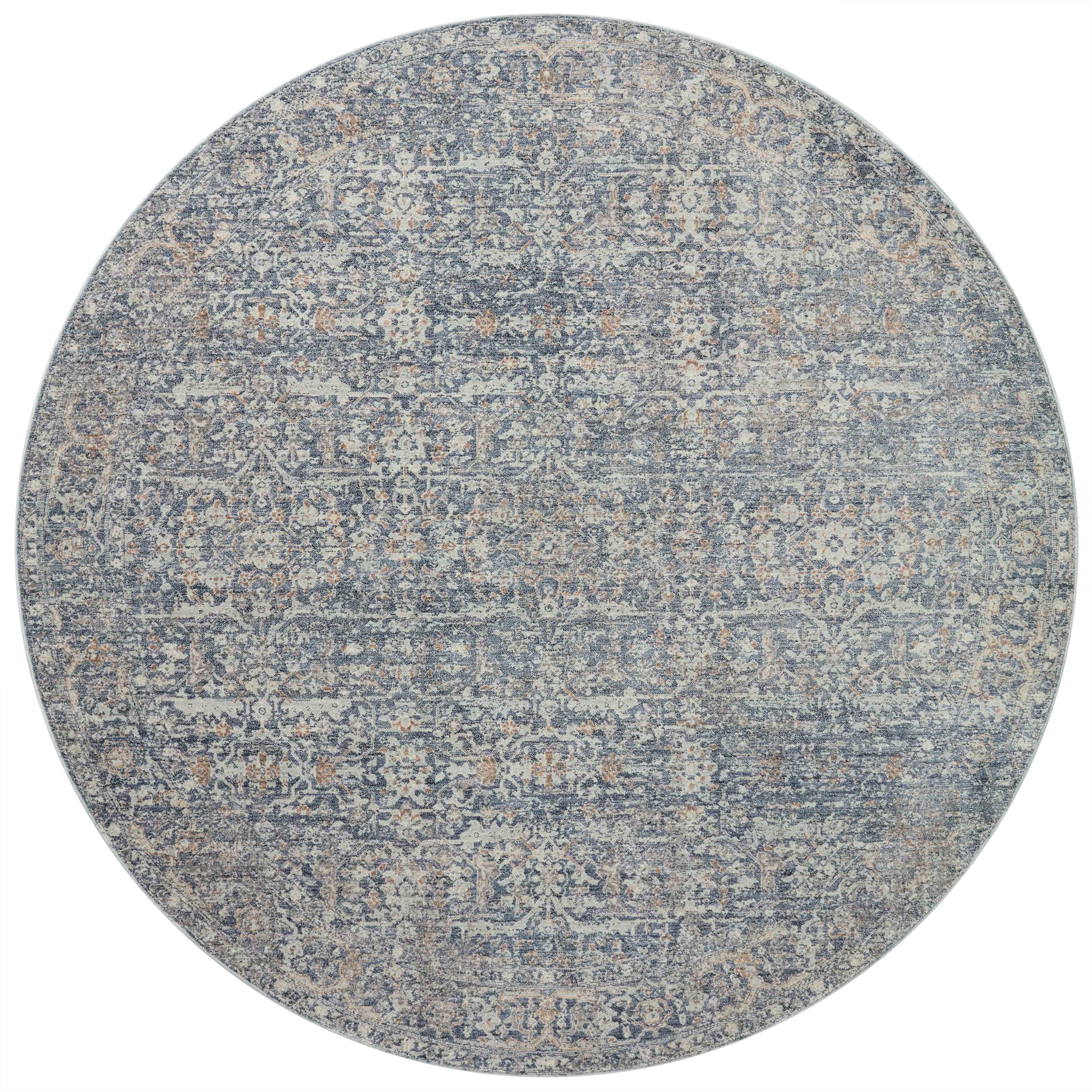 Angela Rose x Loloi Blake BLA-03 Denim / Taupe Area Rug