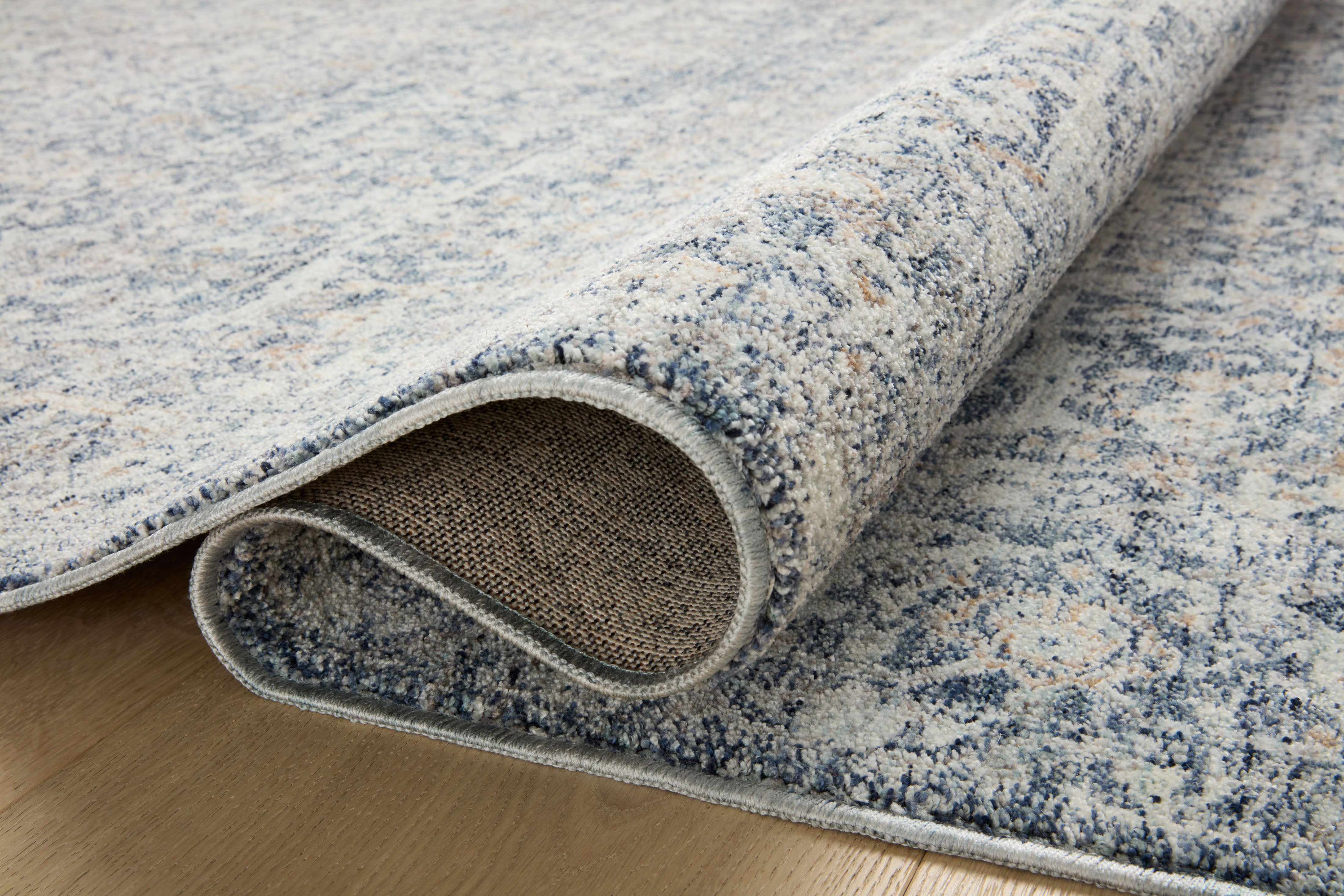 Angela Rose x Loloi Blake BLA-03 Denim / Taupe Area Rug