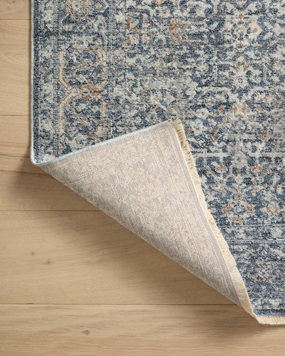 Angela Rose x Loloi Blake BLA-03 Denim / Taupe Area Rug