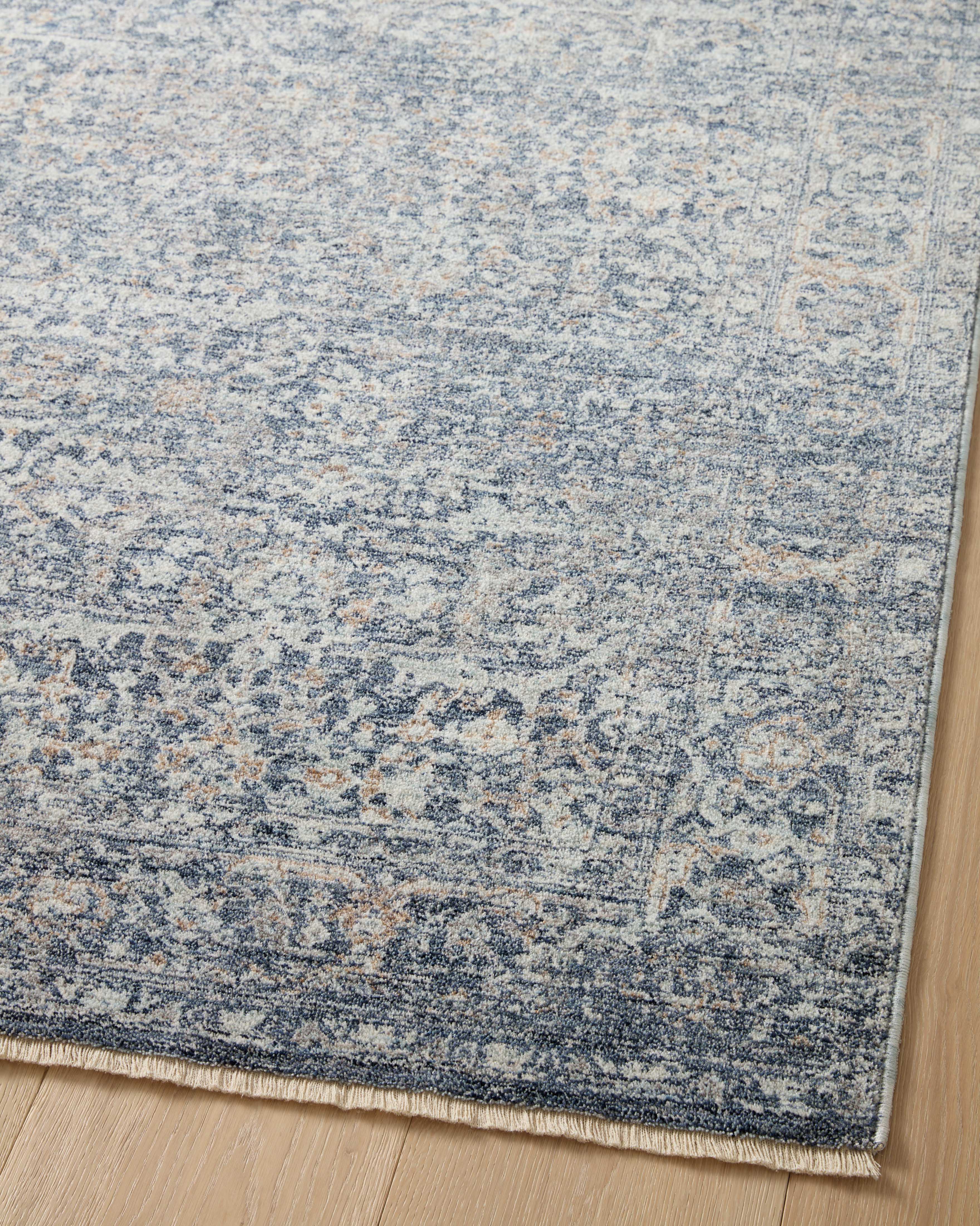 Angela Rose x Loloi Blake BLA-03 Denim / Taupe Area Rug