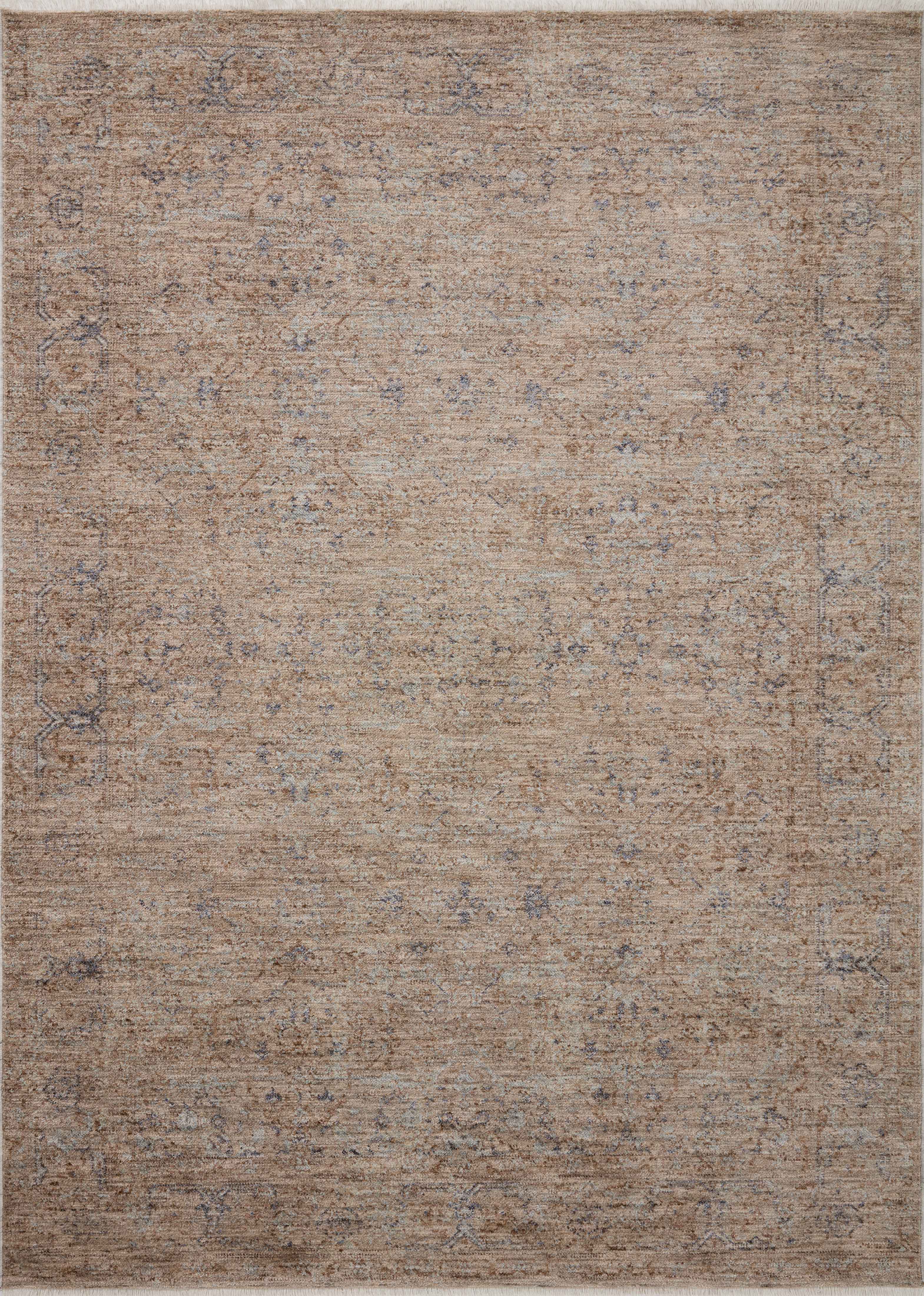 Angela Rose x Loloi Blake BLA-03 Taupe / Blue Area Rug