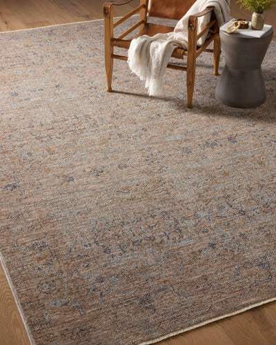 Angela Rose x Loloi Blake BLA-03 Taupe / Blue Area Rug