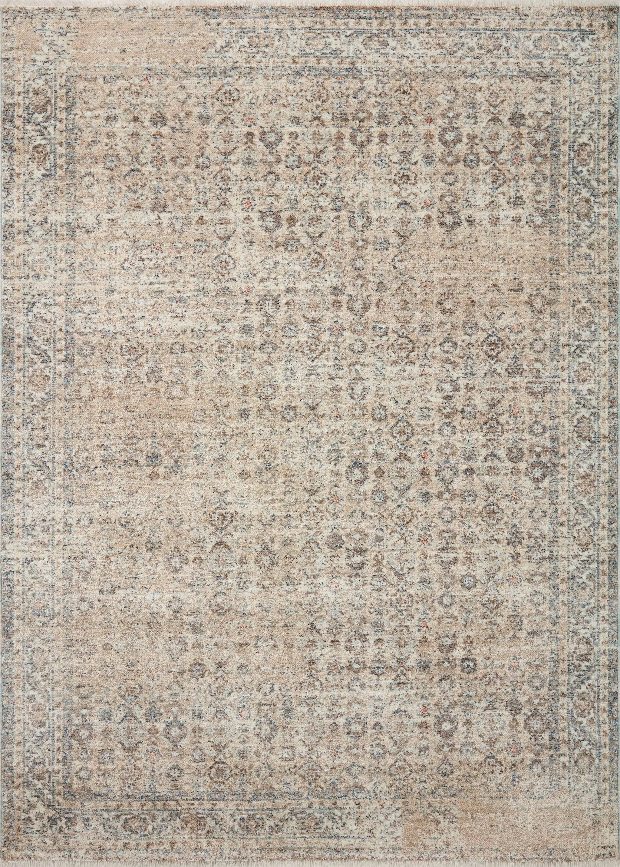 Blake BLA-04 Beige / Denim Area Rug by Angela Rose x Loloi