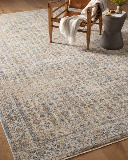 Angela Rose x Loloi Blake BLA-04 Beige / Denim Area Rug