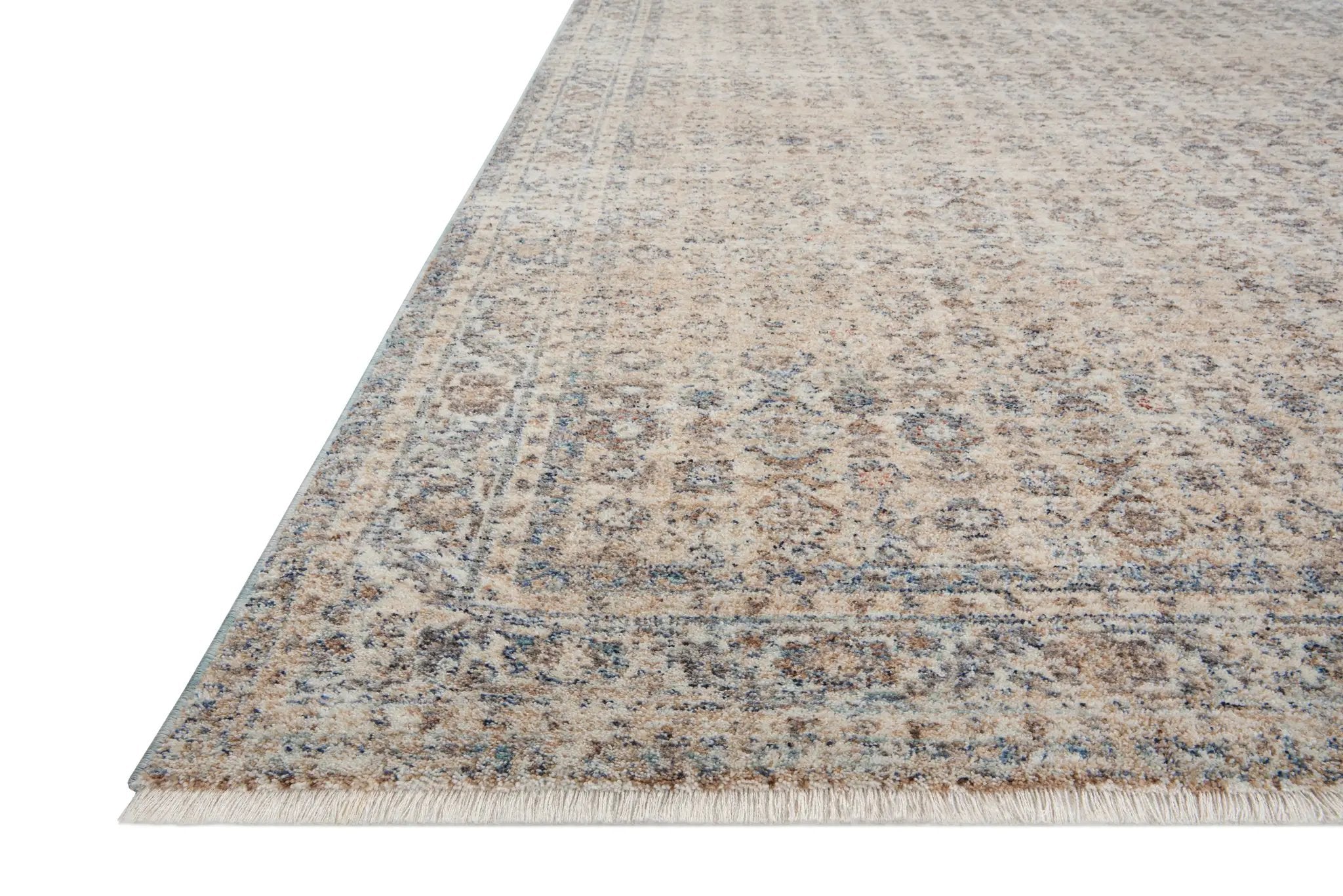 Blake BLA-04 Beige / Denim Area Rug by Angela Rose x Loloi