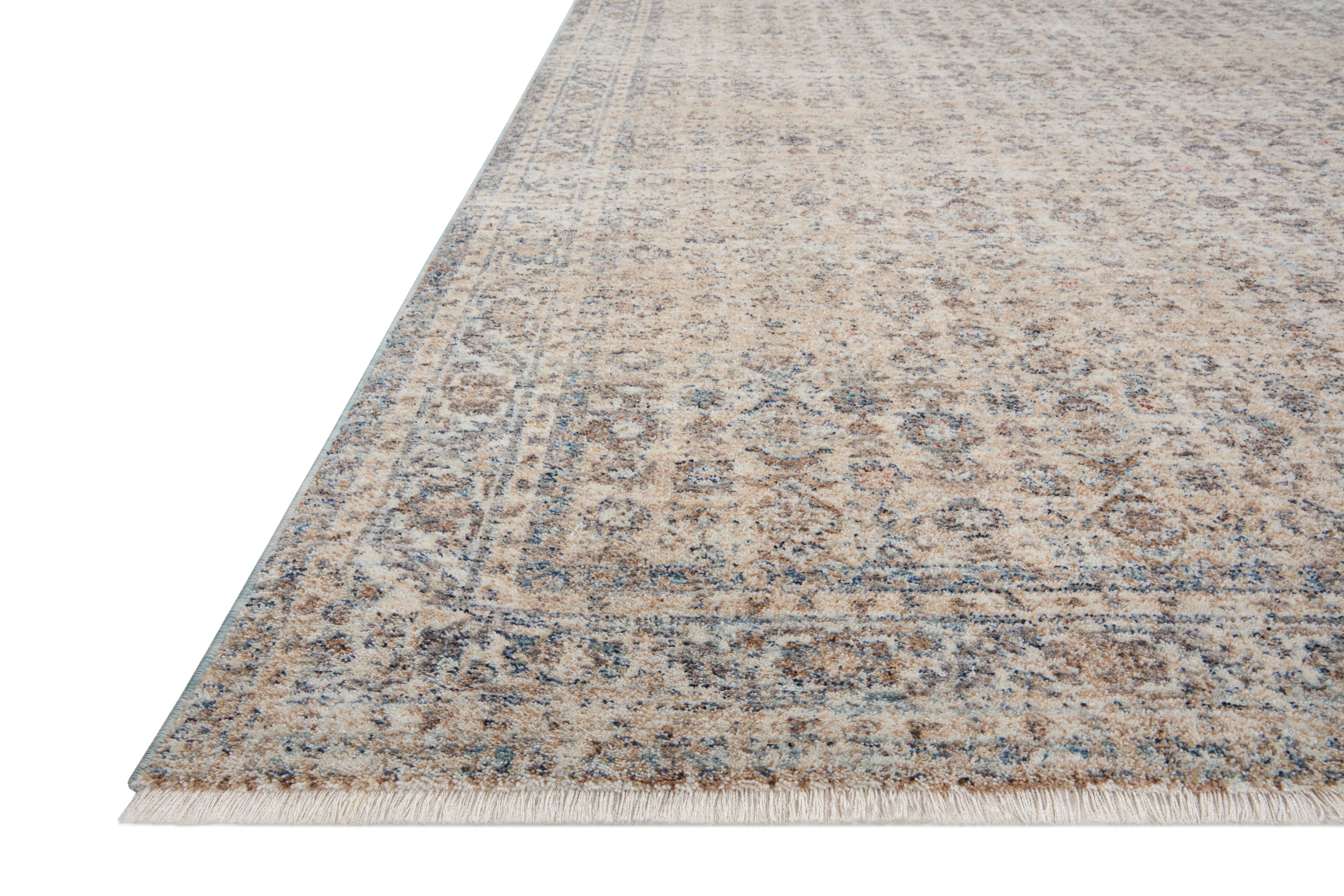 Angela Rose x Loloi Blake BLA-04 Beige / Denim Area Rug