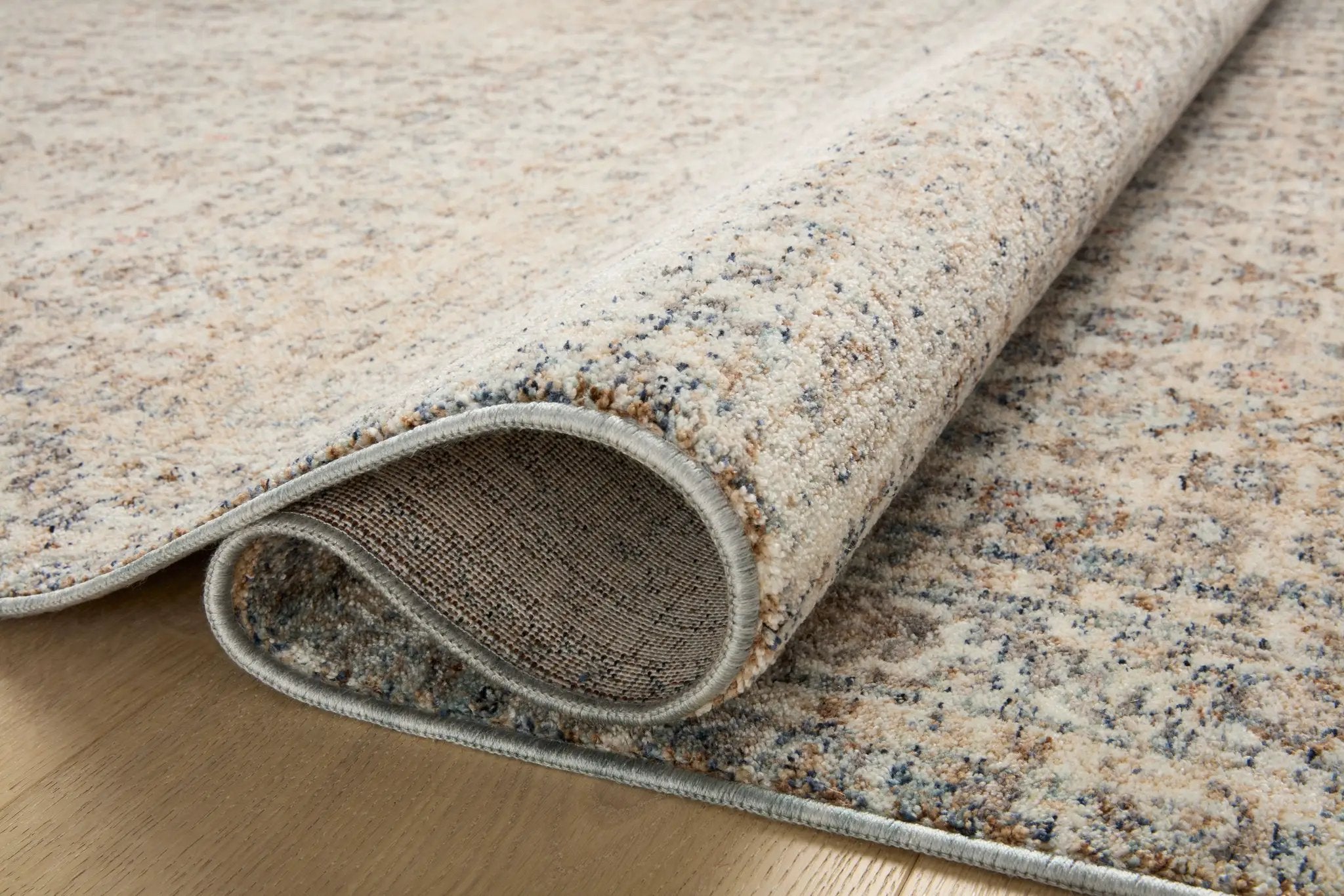 Blake BLA-04 Beige / Denim Area Rug by Angela Rose x Loloi