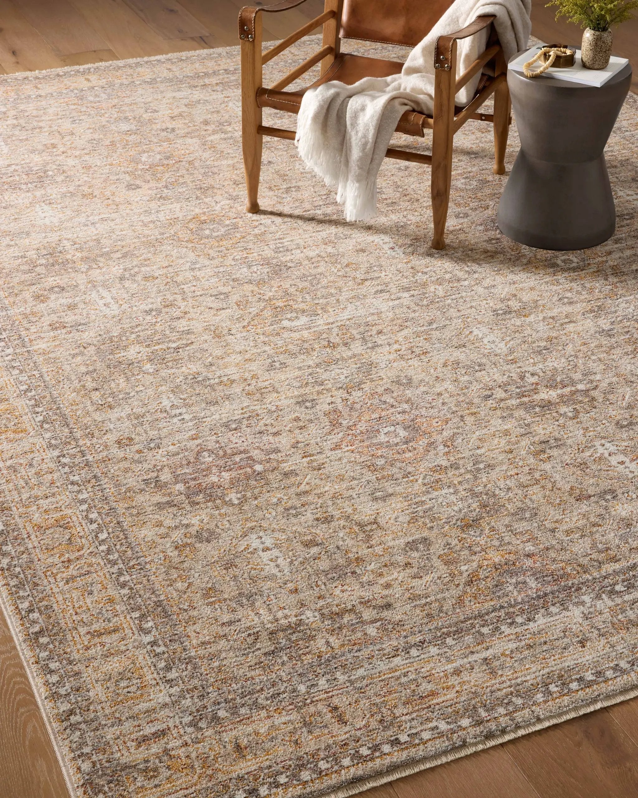 Blake BLA-06 Oatmeal / Spice Area Rug by Angela Rose x Loloi