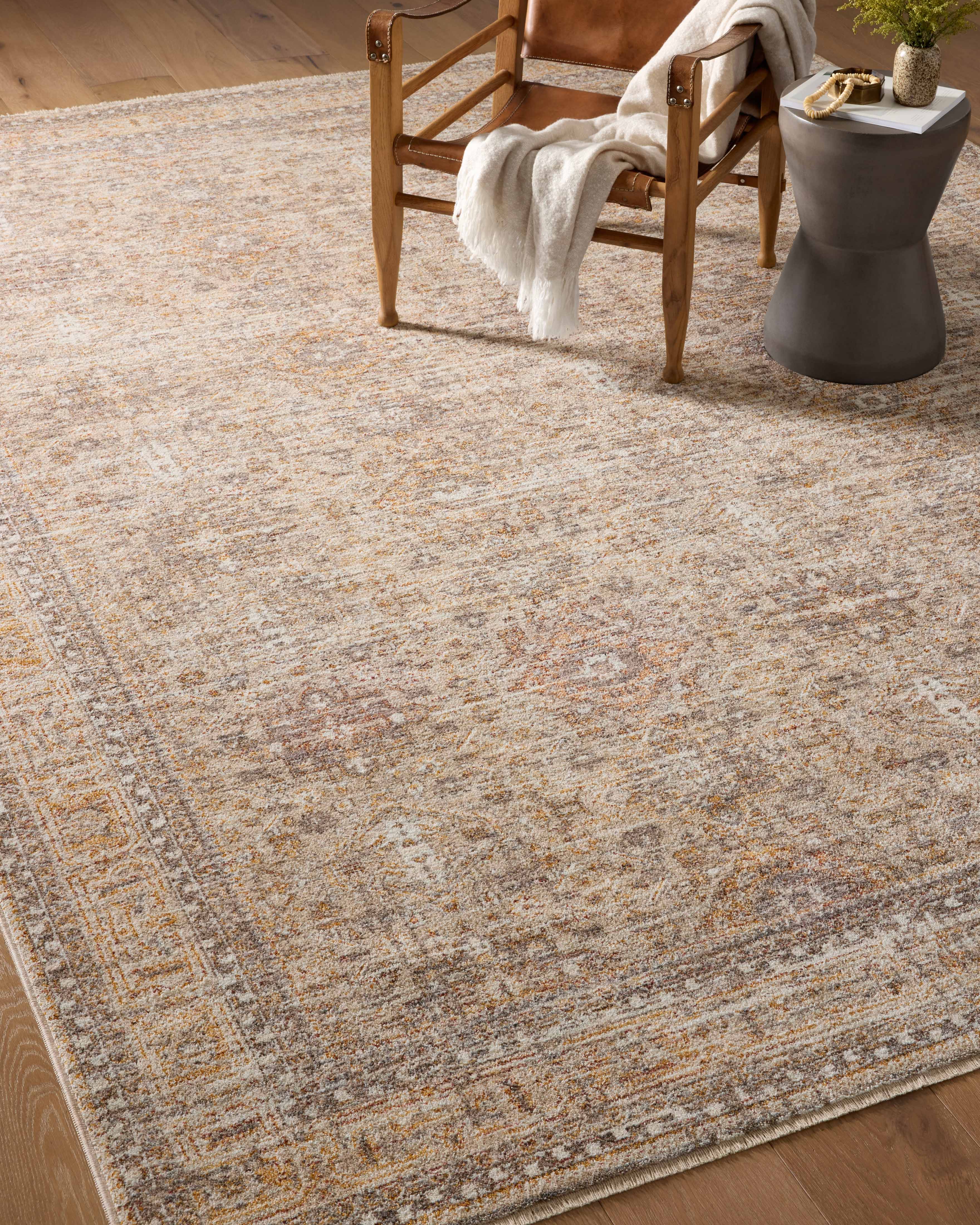 Angela Rose x Loloi Blake BLA-06 Oatmeal / Spice Area Rug