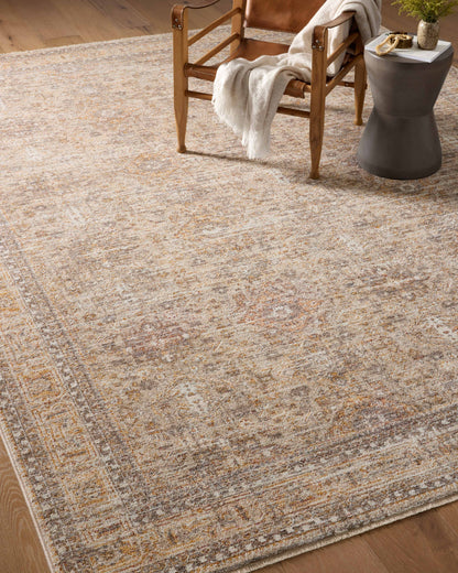 Angela Rose x Loloi Blake BLA-06 Oatmeal / Spice Area Rug