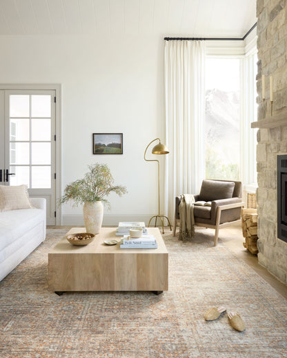 Angela Rose x Loloi Blake BLA-06 Oatmeal / Spice Area Rug