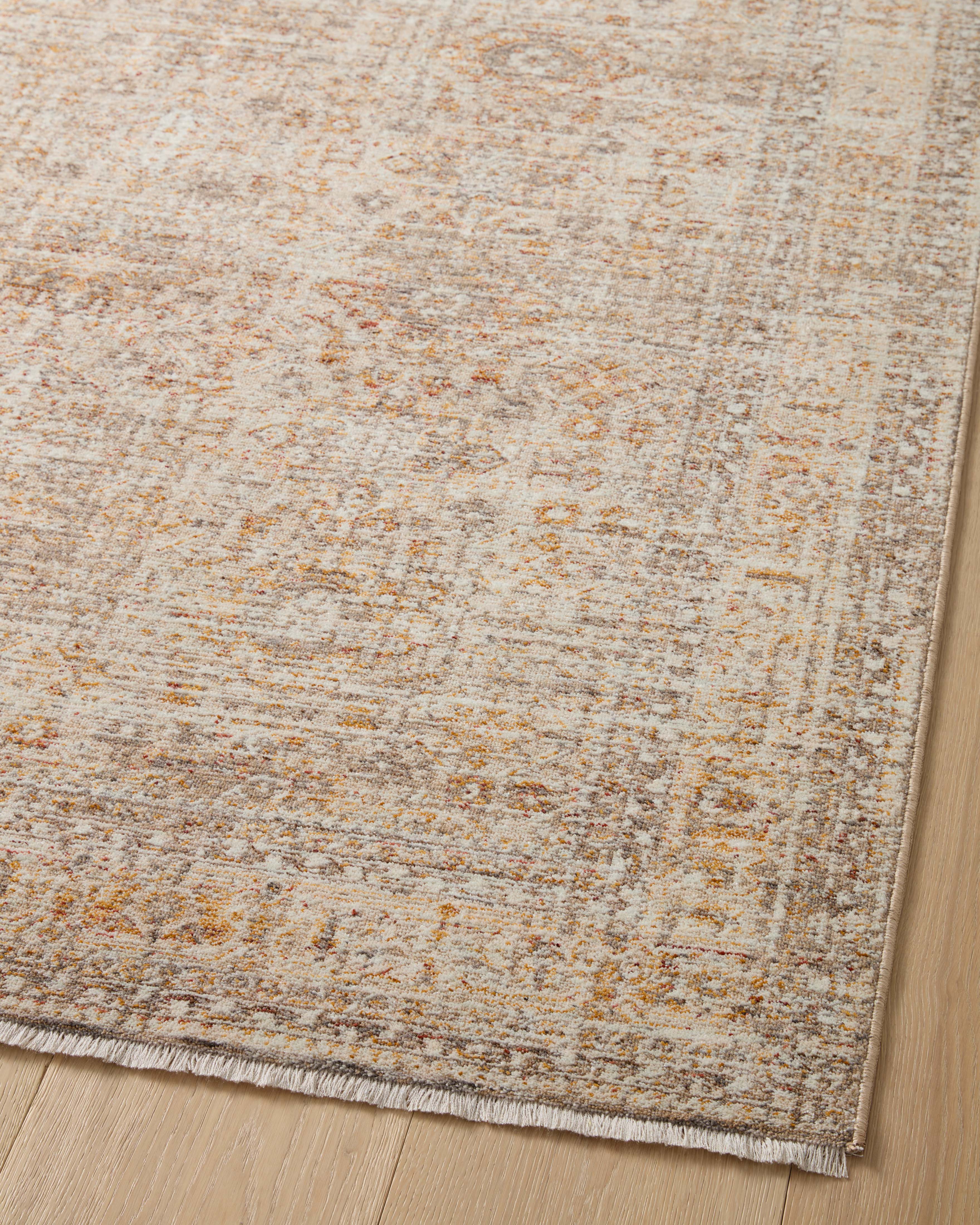 Angela Rose x Loloi Blake BLA-06 Oatmeal / Spice Area Rug