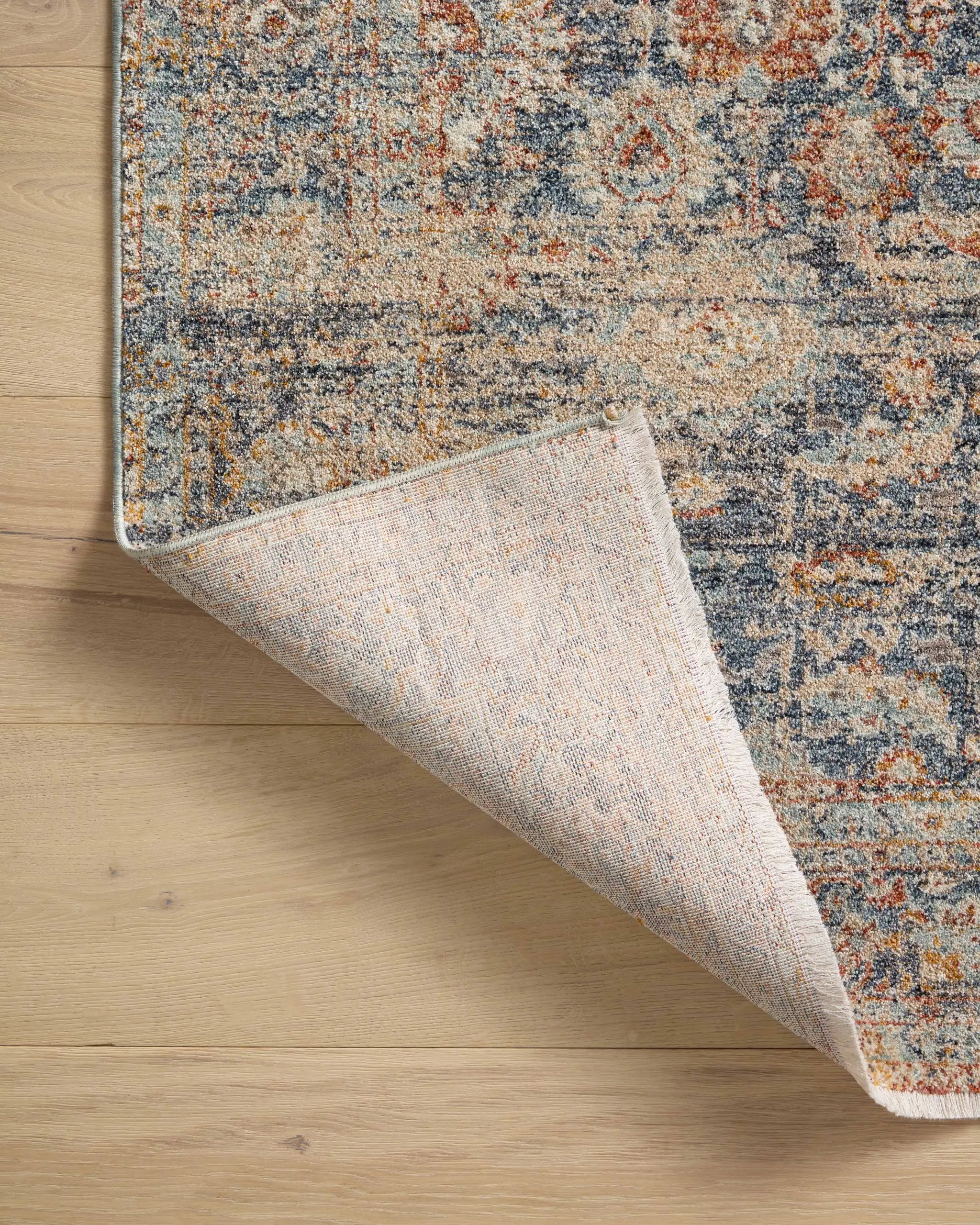 Blake BLA-07 Navy / Multi Area Rug by Angela Rose x Loloi