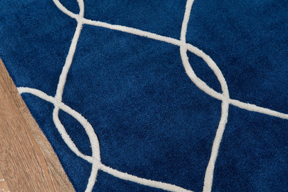 Momeni Bliss BS-12 Navy Hand Tufted Area Rug