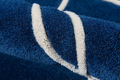 Momeni Bliss BS-12 Navy Hand Tufted Area Rug